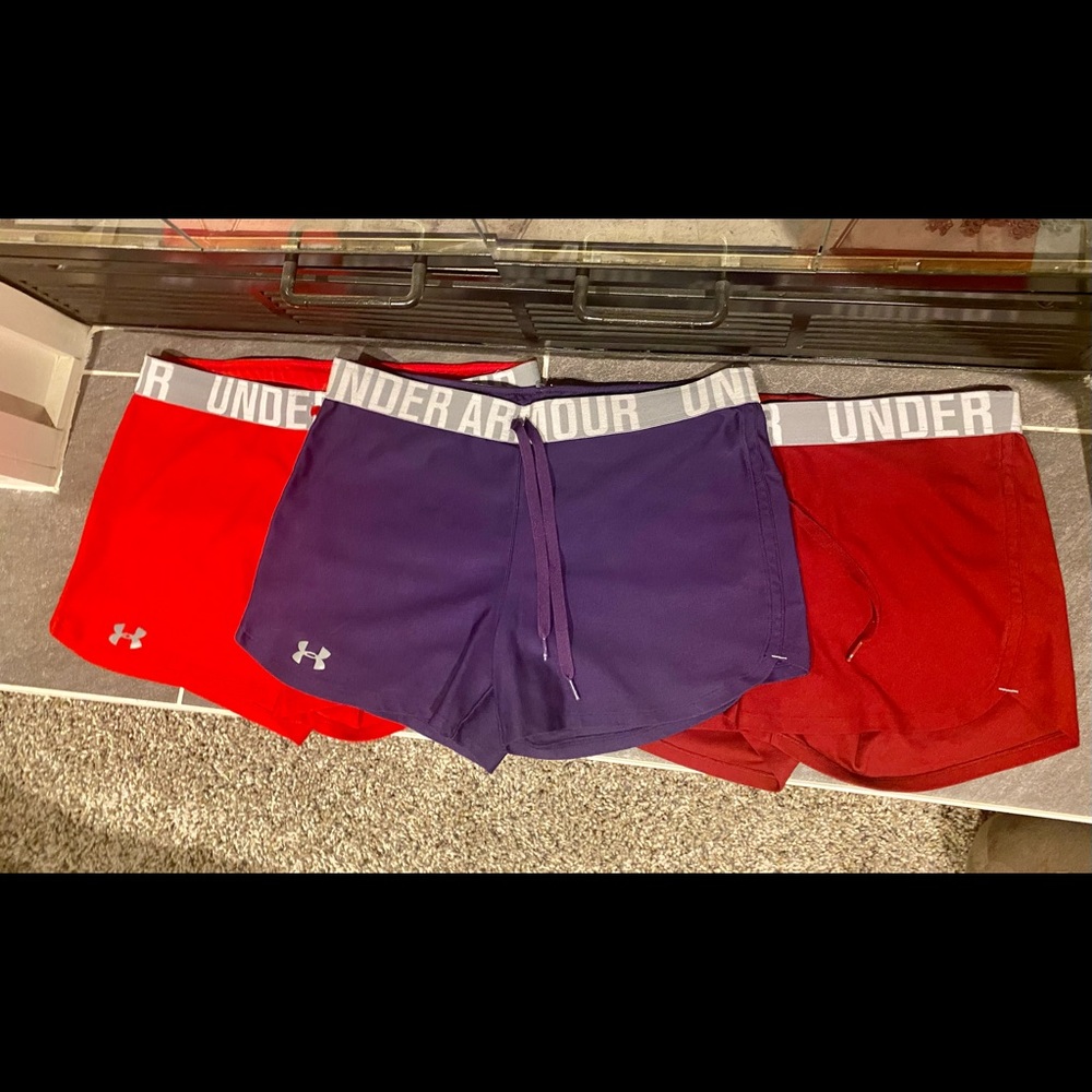 3 for$25 Sz Med UA Athletic Tie Shorts